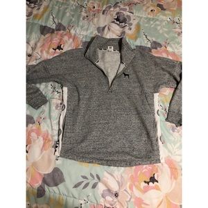 PINK half zip sweatshirt